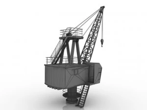 harbor crane 3D Model