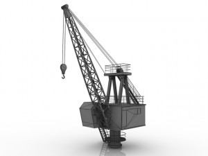 harbor crane 3D Модель