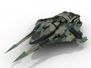 spaceship 3D 模型