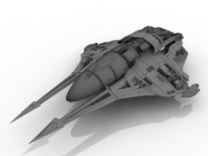 spaceship 3D Model