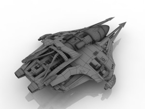 spaceship 3D Model