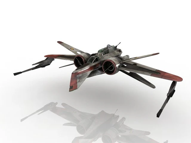spaceship 3D Model .c4d .max .obj .3ds .fbx .stl .blend 
