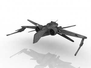 spaceship 3D Model