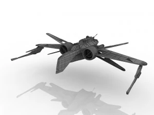 spaceship 3D Model