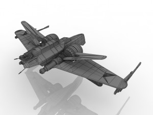 spaceship 3D Model