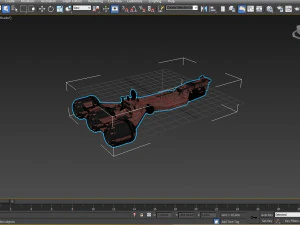 ruimteschip kruiser 3D Model
