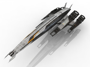 spaceship 3D 模型