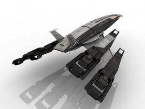 spaceship 3D 모델