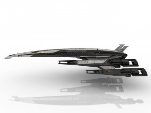 spaceship 3D 모델