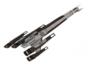 spaceship 3D 모델