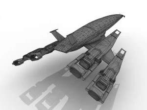 astronave Modello 3D