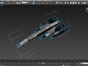 spaceship 3D 모델