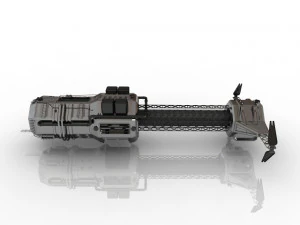scifi spaceship 3D Model