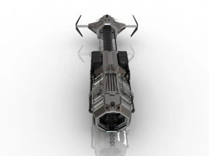 scifi spaceship 3D Model