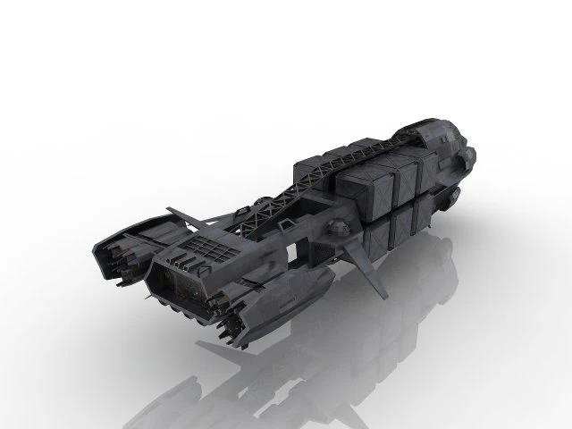 ruimteschip 3D Model .c4d .max .obj .3ds .fbx .stl .blend 