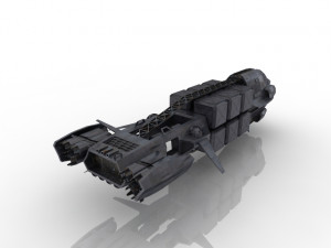 spaceship 3D 模型