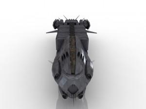 spaceship 3D 모델