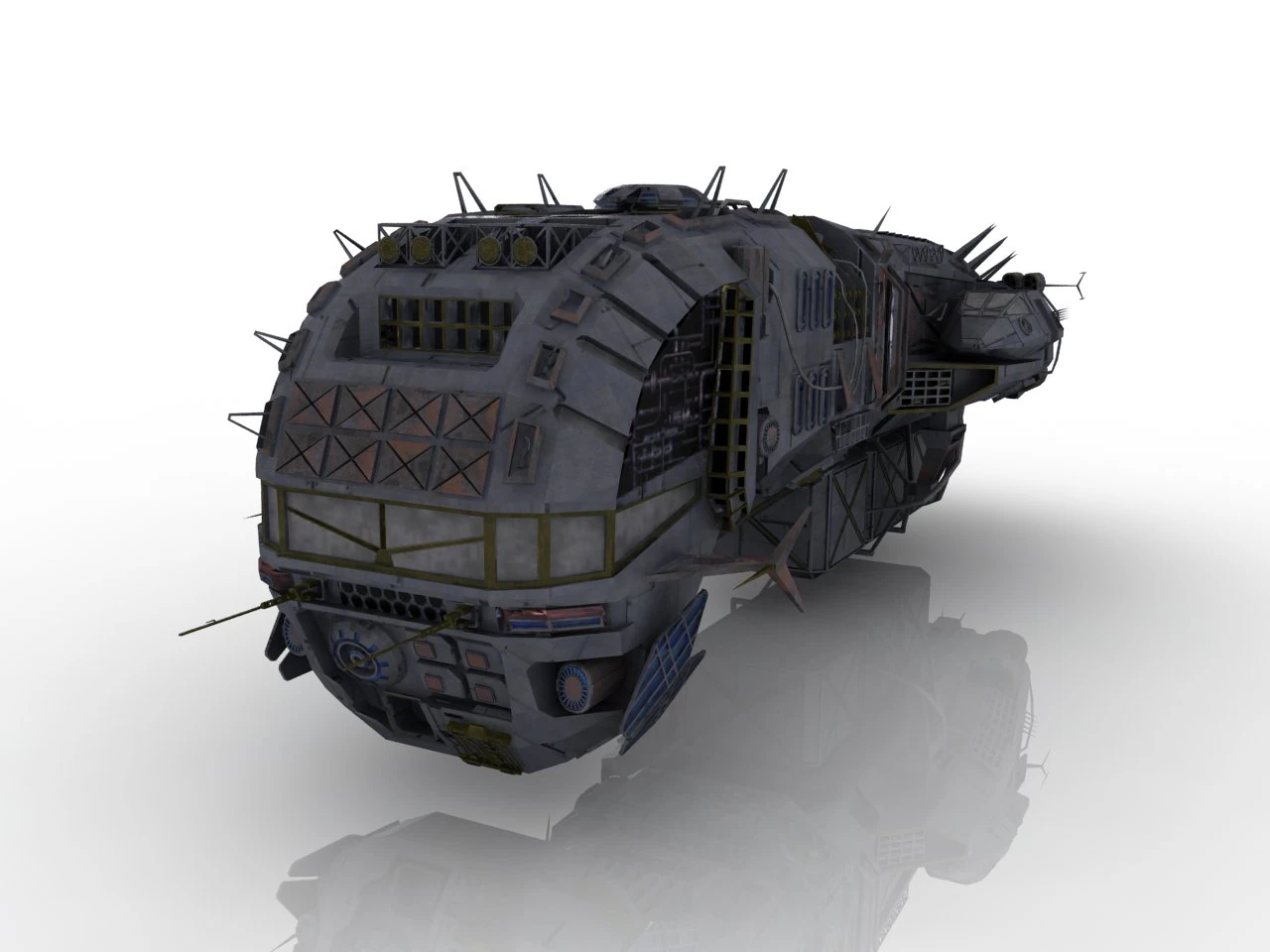 astronave Modello 3D .c4d .max .obj .3ds .fbx .stl .blend