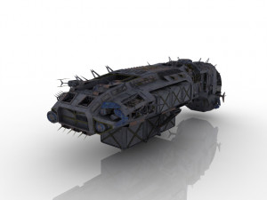 spaceship 3D 모델