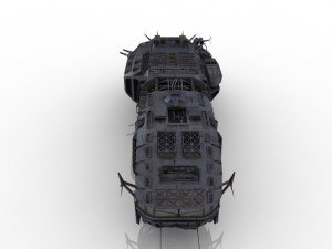spaceship 3D 모델