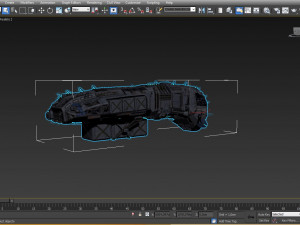 spaceship 3D 모델