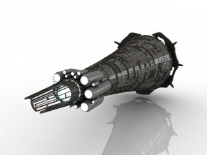spaceship 3D 模型