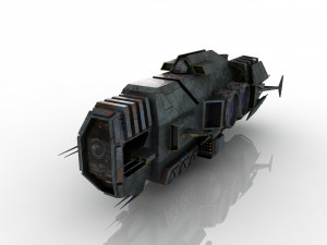 spaceship 3D मॉडल