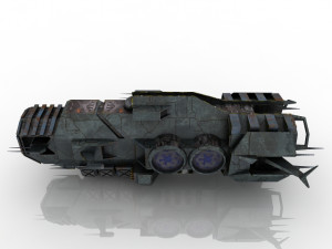spaceship 3D मॉडल