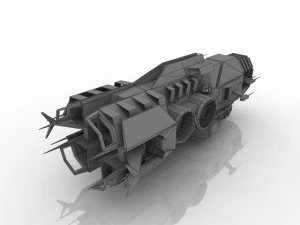飞船 3D 模型