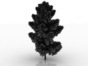 larch tree 3D Model