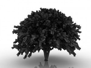 willow bottlebrush 3D Model