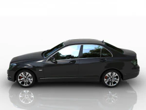 kelas mercedes c Model 3D