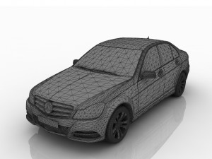 mercedes c classe 3D Model