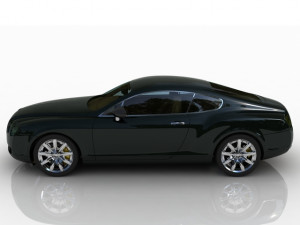 bentley continental gt 3D Модель