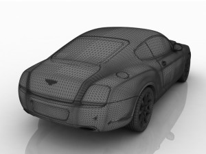 bentley continental gt 3D Модель
