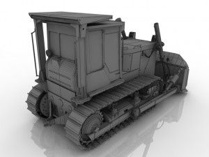bulldozer 3D 模型