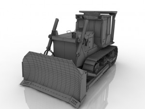 bulldozer 3D 模型