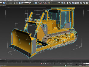 bulldozer 3D 模型