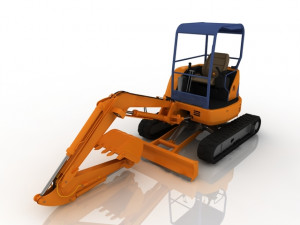 excavator Modelo 3D