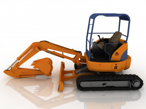 excavator 3D Model