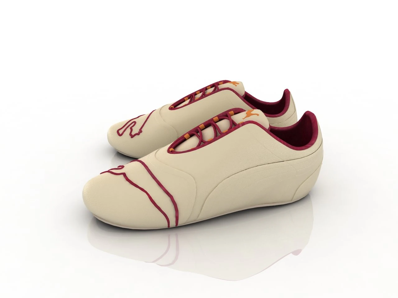 puma sneakers 3D Model .c4d .max .obj .3ds .fbx .stl .blend 