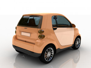 smart fortwo electric 3D 모델