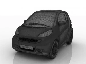 smart fortwo electric 3D Model