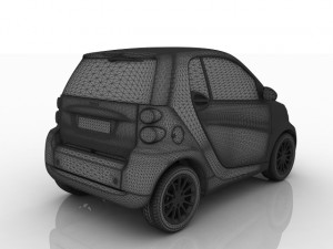 smart fortwo electric 3D 모델