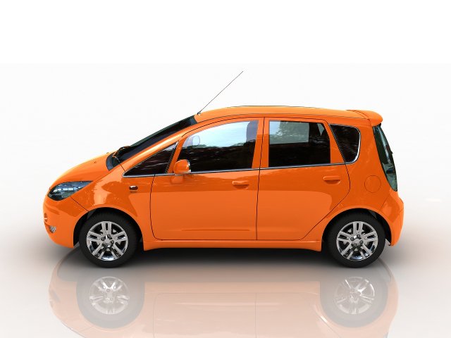 mitsubishi colt 3D Модель .c4d .max .obj .3ds .fbx .stl .blend 