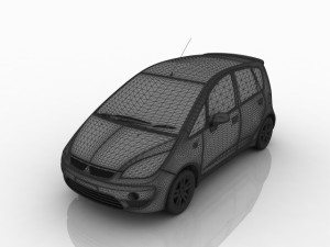 mitsubishi colt 3D Модель