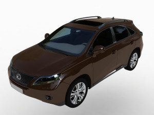 lexus rx 3D 模型