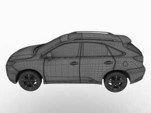 lexus rx 3D 模型