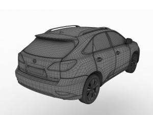 lexus rx 3D 模型