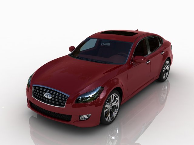 infiniti m56 3Dモデル .c4d .max .obj .3ds .fbx .stl .blend 